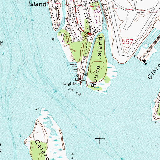 Topographic Map of Fored Yacht Club, MI