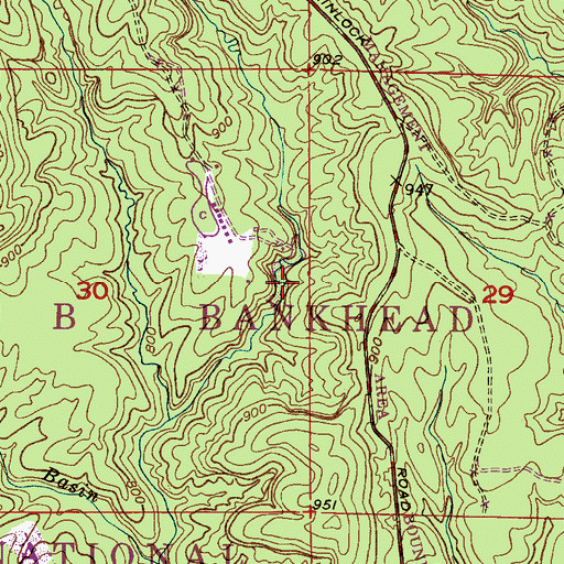Topographic Map of Spring Lake, AL