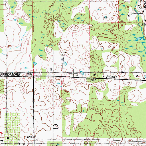Topographic Map of Ilslex School (historical), MI