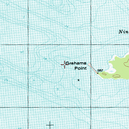 Topographic Map of Saint James Township Park, MI