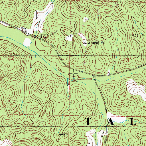 Topographic Map of Coley School (historical), AL