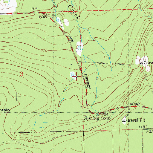Topographic Map of Camp Dejacket, MI