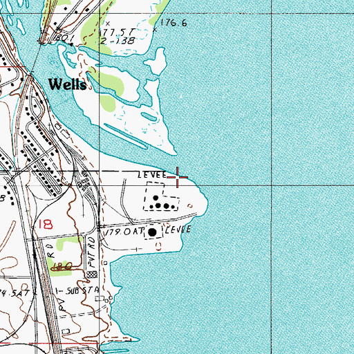 Topographic Map of Escanaba River, MI