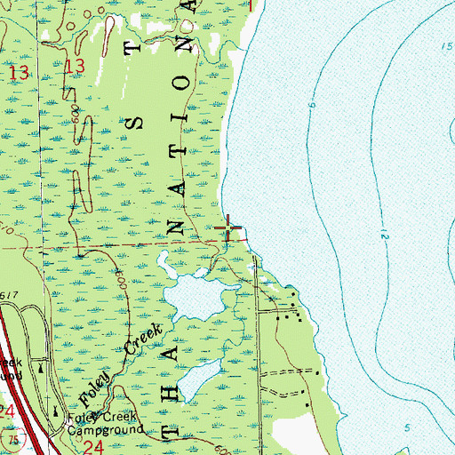 Topographic Map of Foley Creek, MI