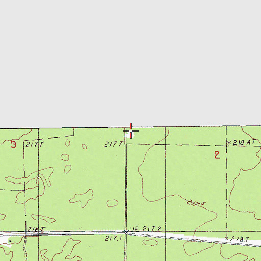 Topographic Map of Glenoak School, MI