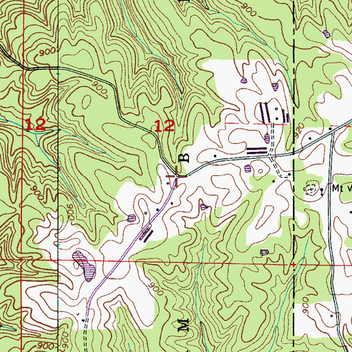 Topographic Map of Mount Vernon (historical), AL