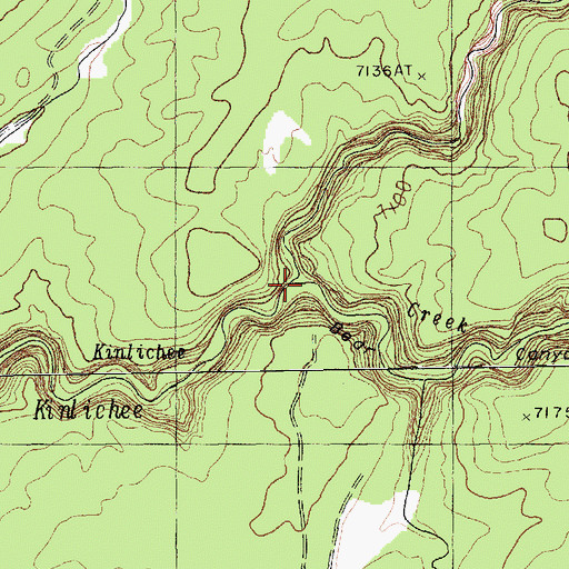 Topographic Map of Black Soil Wash, AZ