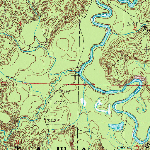 Topographic Map of Sidnaw Creek, MI
