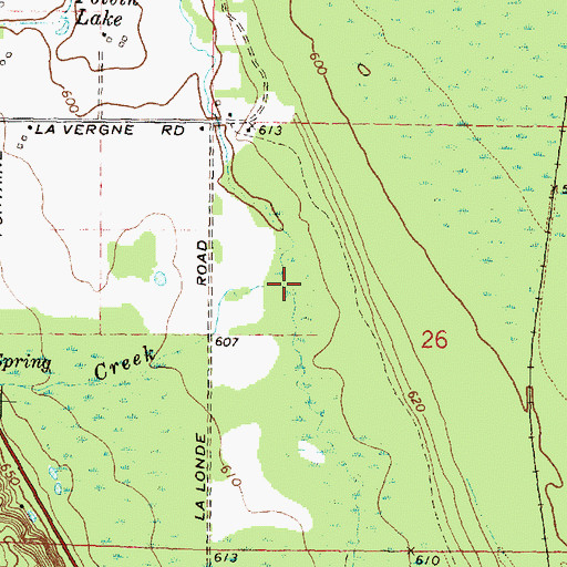 Topographic Map of Silver Creek, MI