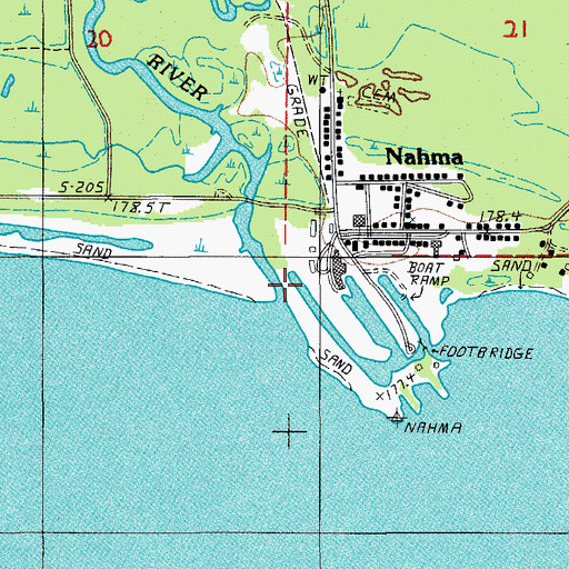 Topographic Map of Sturgeon River, MI
