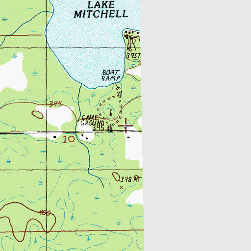 Topographic Map of Taylor School, MI