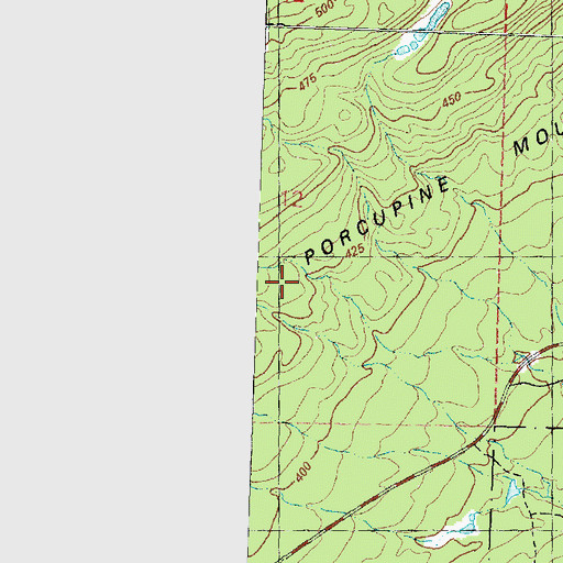 Topographic Map of White Pine Camp and Picnic Area, MI
