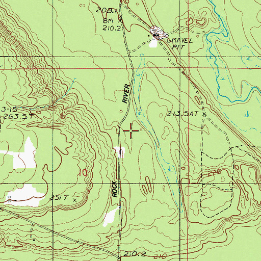 Topographic Map of CCC Camp, MI