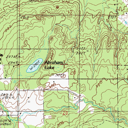 Topographic Map of Skandia Station, MI