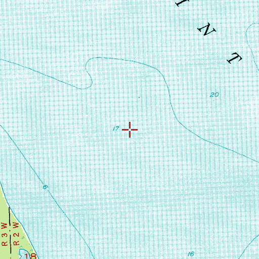 Topographic Map of Point Iroquois Shoals, MI