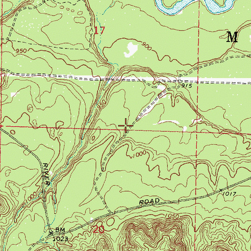 Topographic Map of McKinley Trail Camp, MI