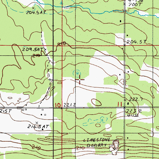 Topographic Map of Delta County, MI