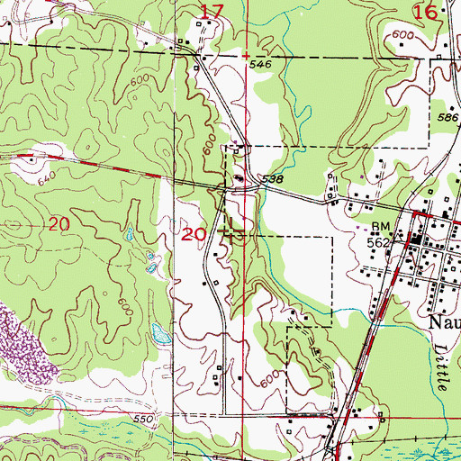 Topographic Map of Black Creek Mines, AL