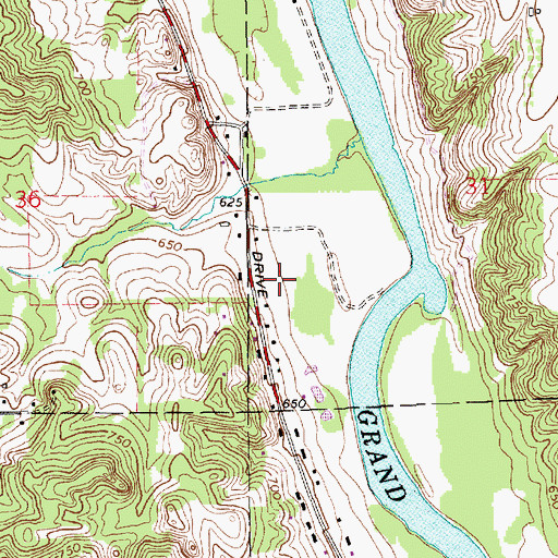 Topographic Map of Kent County, MI