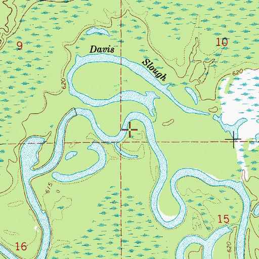 Topographic Map of Schoolcraft County, MI