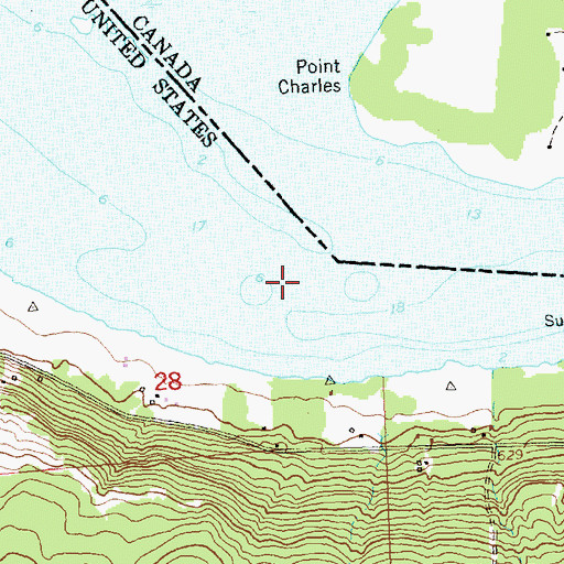Topographic Map of Old Channel, MI