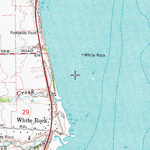 Topographic Map of The Flats, MI