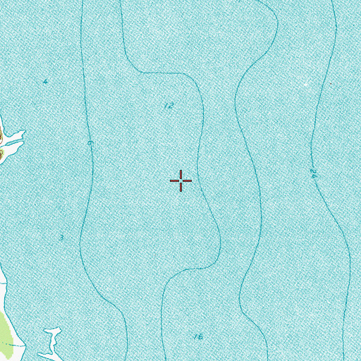 Topographic Map of Wankes Reef, MI