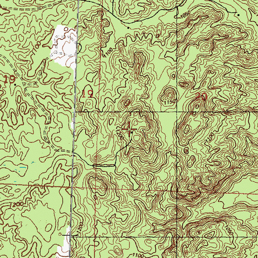 Topographic Map of Curran Lookout Tower (historical), MI