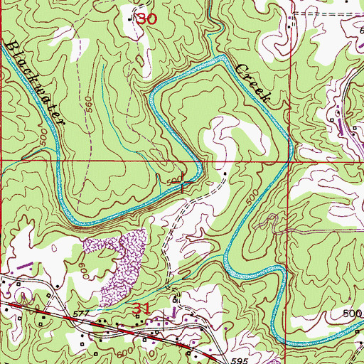 Topographic Map of Smoots Mill (historical), AL