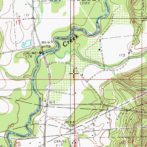 Topographic Map of Tadlocks Store (historical), AL