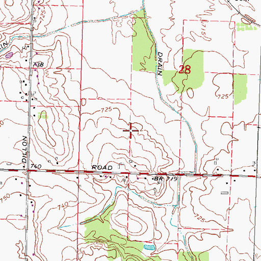 Topographic Map of Minarik Airport (historical), MI