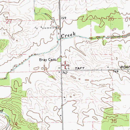 Topographic Map of Vacottage Heliport, MI