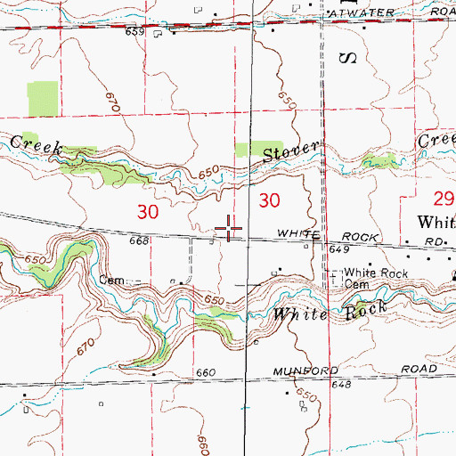 Topographic Map of Jim Morgan Field (historical), MI