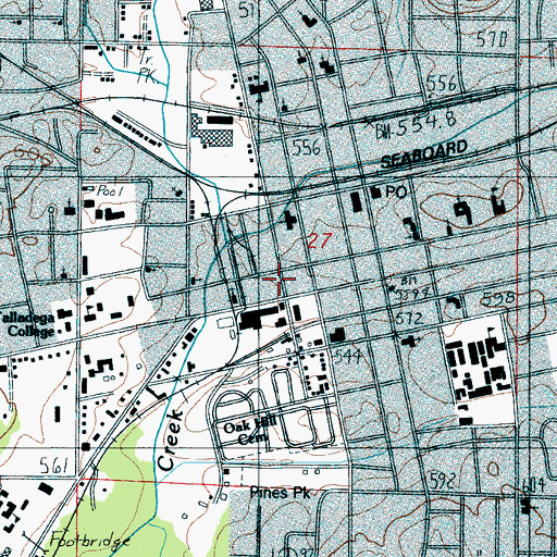 Topographic Map of Big Spring, AL