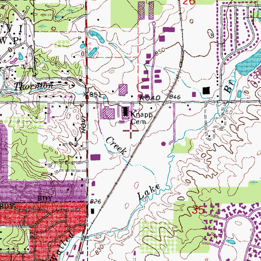 Topographic Map of Guardian Industries Heliport, MI