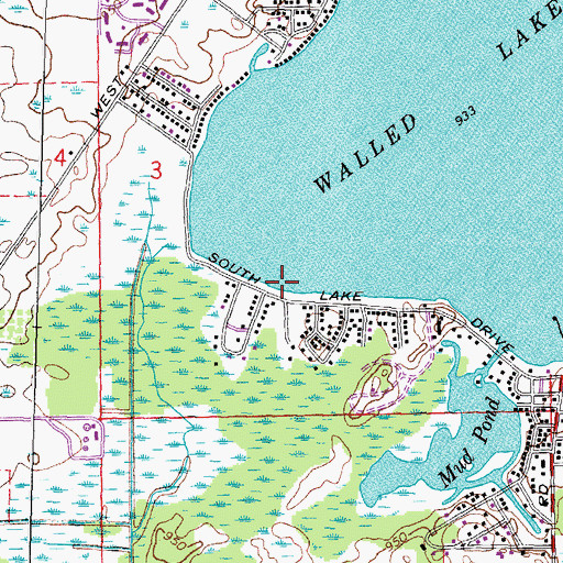 Topographic Map of Kamikaze Run Heliport, MI