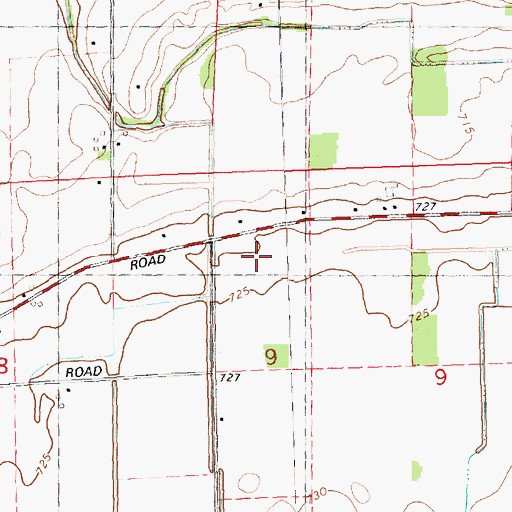 Topographic Map of Wightman Airport, MI