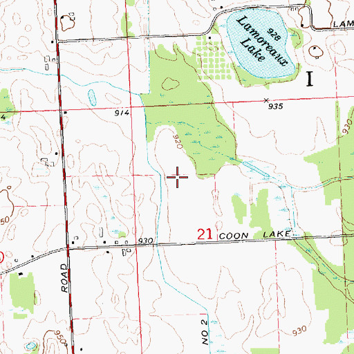 Topographic Map of Cloud Nine East Airport, MI
