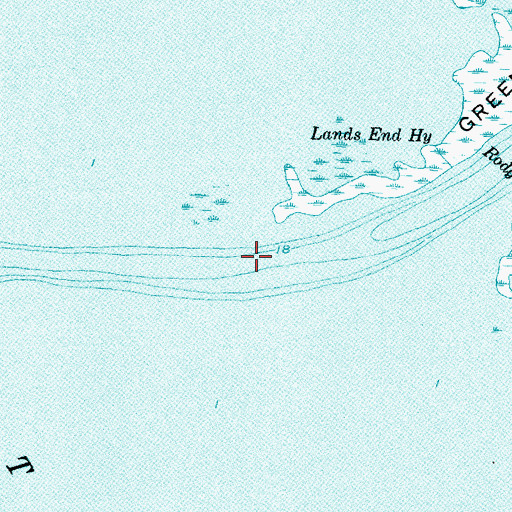 Topographic Map of Middle Channel Saint Clair River, MI