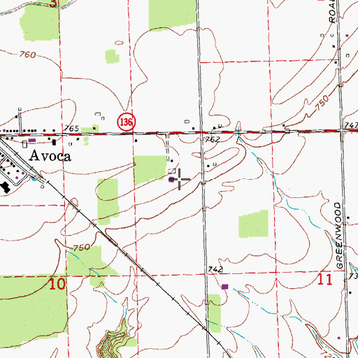 Topographic Map of Fasel Field, MI