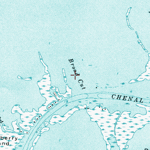 Topographic Map of Broad Cut, MI