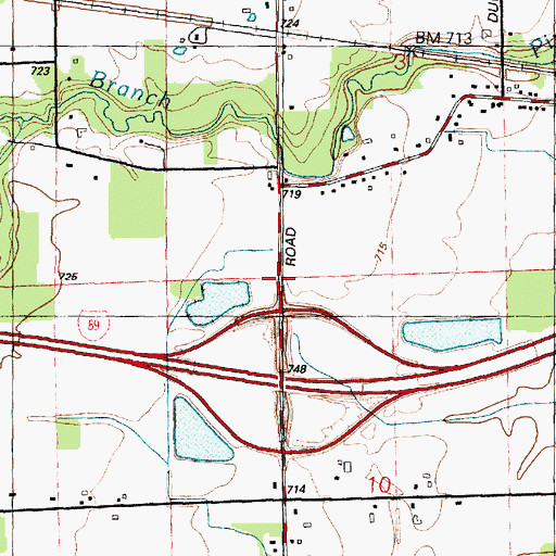 Topographic Map of Goodells Mission (historical), MI
