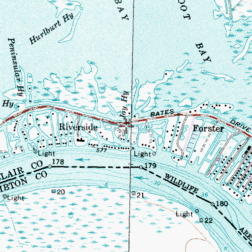 Topographic Map of Joy Highway, MI