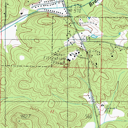 Topographic Map of Londons Hill, AL