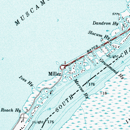 Topographic Map of Miller, MI