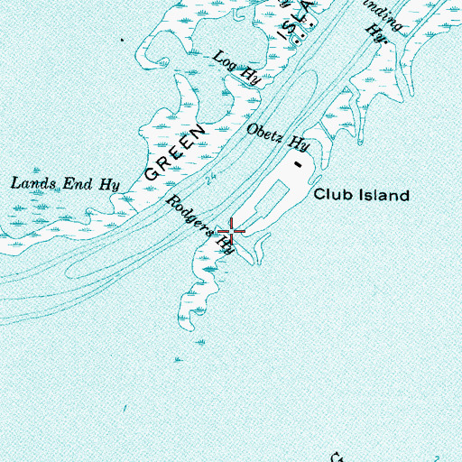 Topographic Map of Rodgers Highway, MI