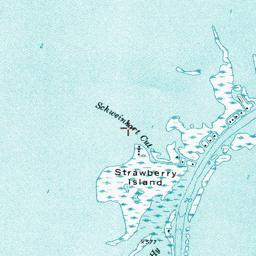 Topographic Map of Schweinkart Cut, MI