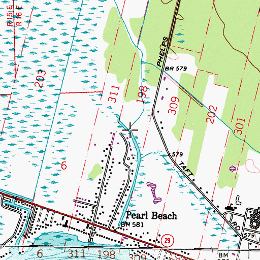 Topographic Map of Swartout Creek, MI