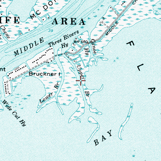 Topographic Map of Upper Branch, MI