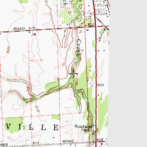 Topographic Map of Wixon Drain, MI